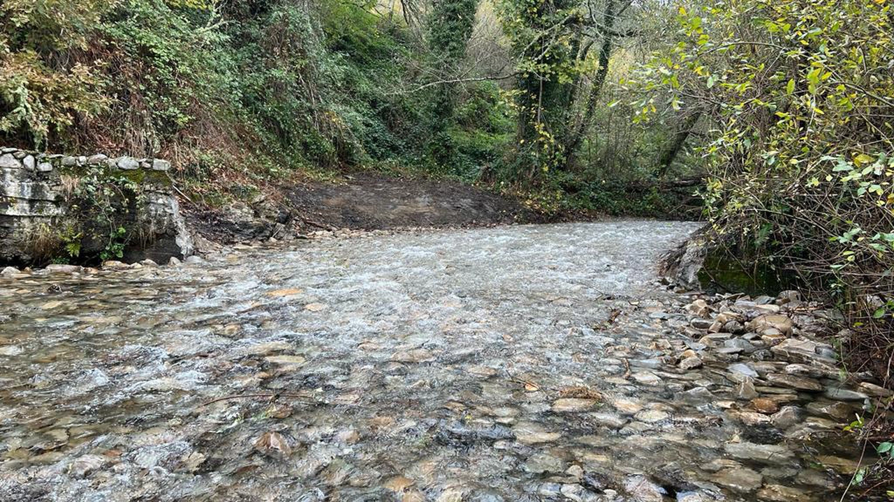 Demolición de azud para restaurar el río (después)